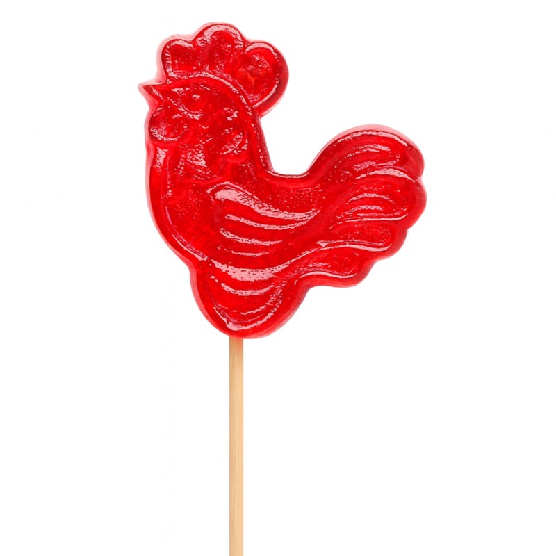 Γλειφιτζούρια Anna Lollipops - Κοκοράκι Καραμέλα 23gr. (50τμχ.)