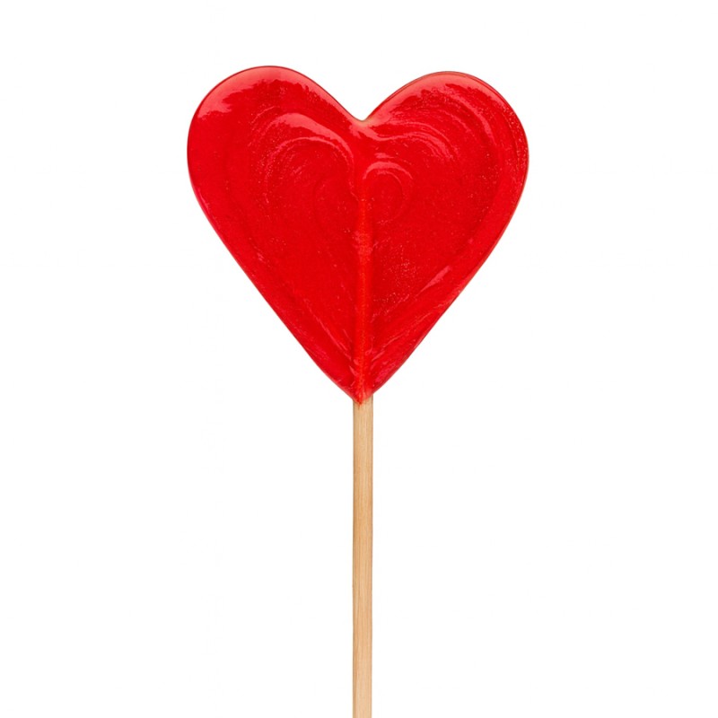 Γλειφιτζούρια Anna Lollipops - Καρδιά Μικρή Καραμέλα 32gr. (40τμχ.)