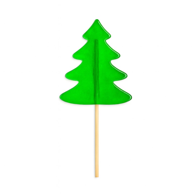 Γλειφιτζούρια Anna Lollipops - Δεντράκι Πράσινο Καραμέλα 32gr. (40τμχ.)