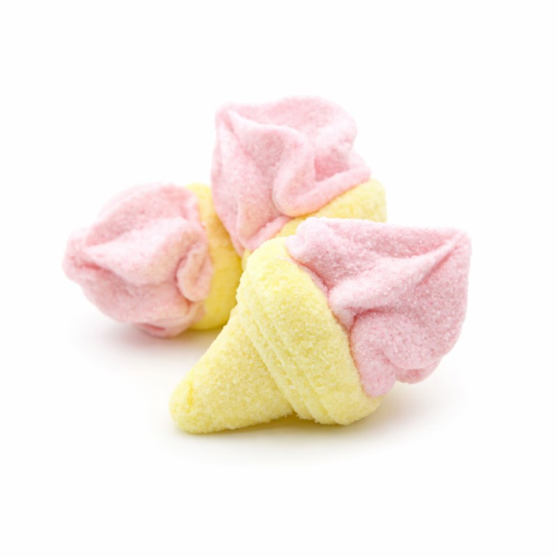 Marshmallow Ζαχαρωτά Bulgari - Παγωτίνια - Ροζ (0.9kg.) ≈95τμχ.