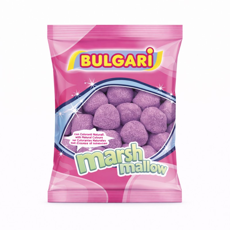 Marshmallow Ζαχαρωτά Bulgari - Golf Balls - Μωβ (0.9kg.) ≈95τμχ.