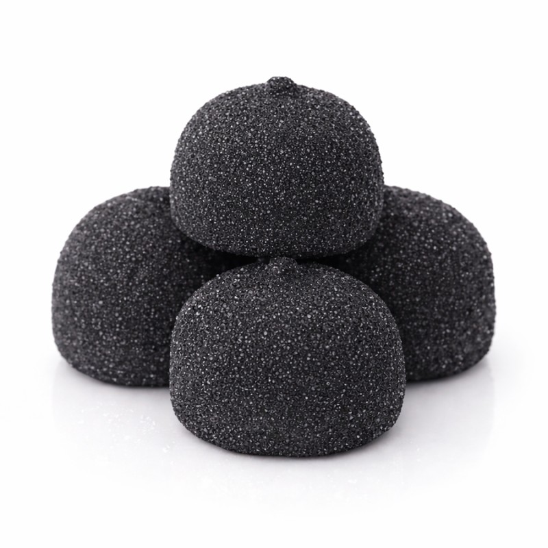 Marshmallow Ζαχαρωτά Bulgari - Golf Balls - Μαύρο (0.9kg.) ≈95τμχ.