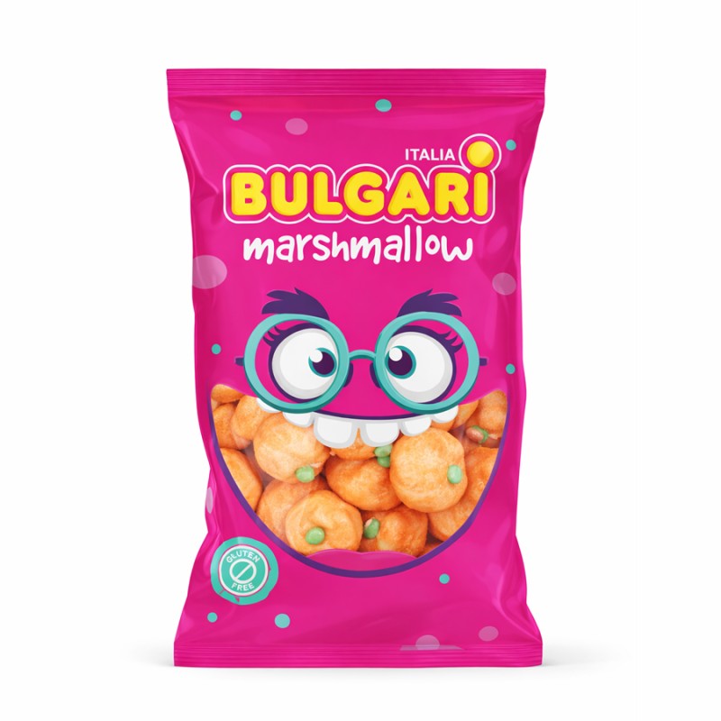 Marshmallow Ζαχαρωτά Bulgari - Κολοκύθες - Mix (0.9kg.) ≈95τμχ.