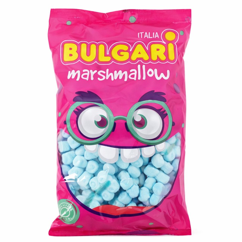Marshmallow Ζαχαρωτά Bulgari - Πεταλούδες - Γαλάζιο (0.9kg.) ≈95τμχ.