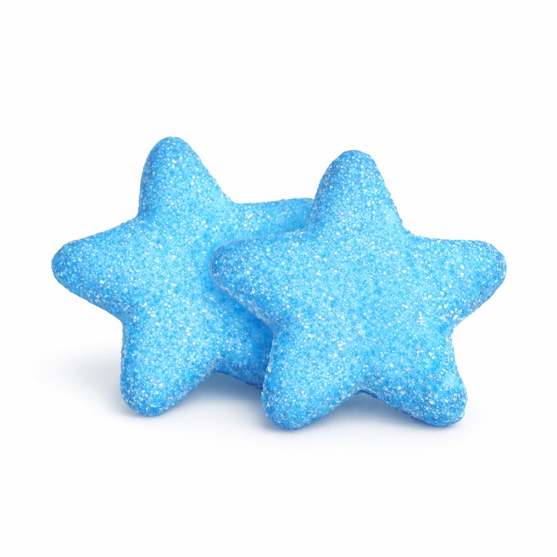 Marshmallow Ζαχαρωτά Bulgari - Αστεράκια - Γαλάζια (0.9kg.) ≈100τμχ.