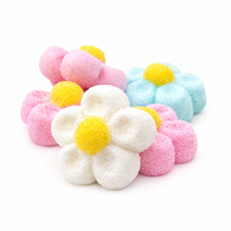 Marshmallow Ζαχαρωτά Bulgari - Μαργαρίτες - Mix (0.9kg.) ≈95τμχ.