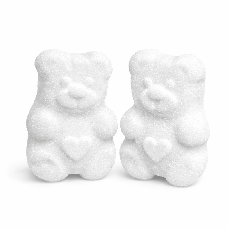 Marshmallow Ζαχαρωτά Bulgari - Αρκουδάκια - Λευκό (0.9kg.) ≈95τμχ.