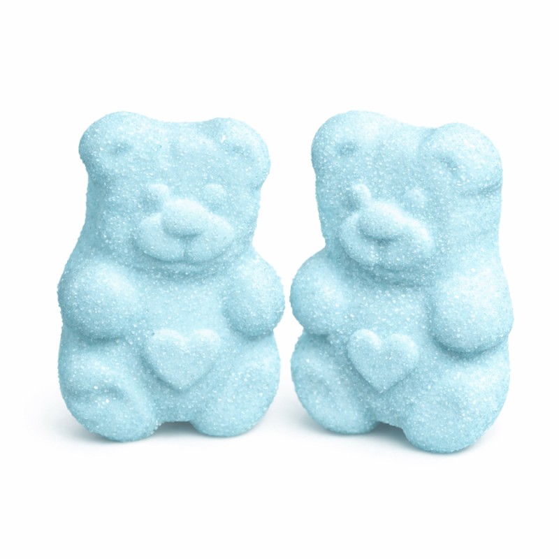 Marshmallow Ζαχαρωτά Bulgari - Αρκουδάκια - Γαλάζιο (0.9kg.) ≈95τμχ.