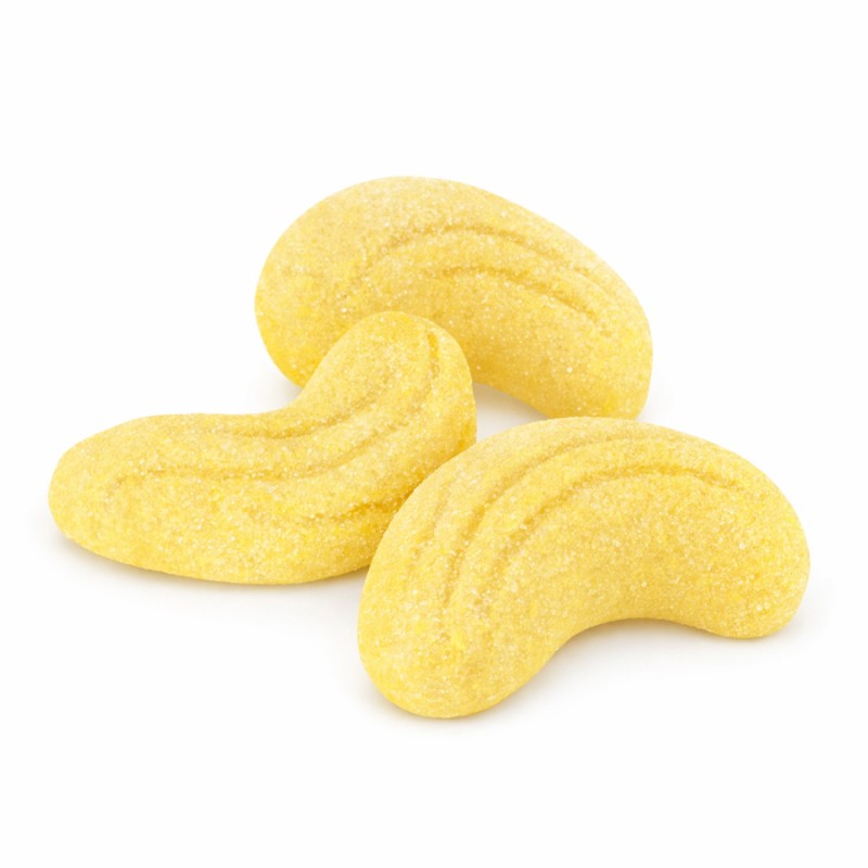 Marshmallow Ζαχαρωτά Bulgari - Μπανάνα - Σοκολάτα (1kg.) ≈85τμχ.