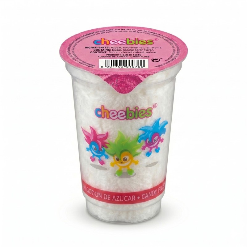 Μαλλί της Γριάς σε Ποτήρι Cheebies 20g – Λευκό