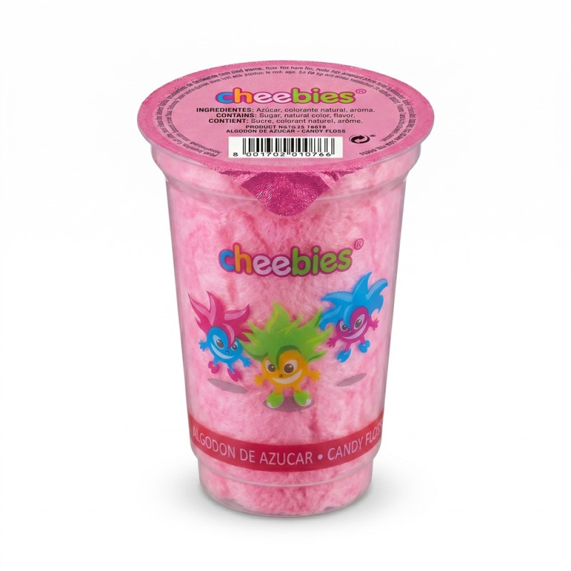 Μαλλί της Γριάς σε Ποτήρι Cheebies 20g – Ροζ