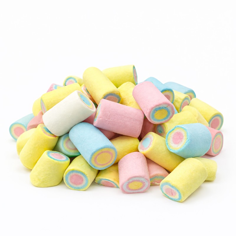 Marshmallow Ζαχαρωτά Fini - Ουράνιο Τόξο (1kg.) ≈125τμχ.