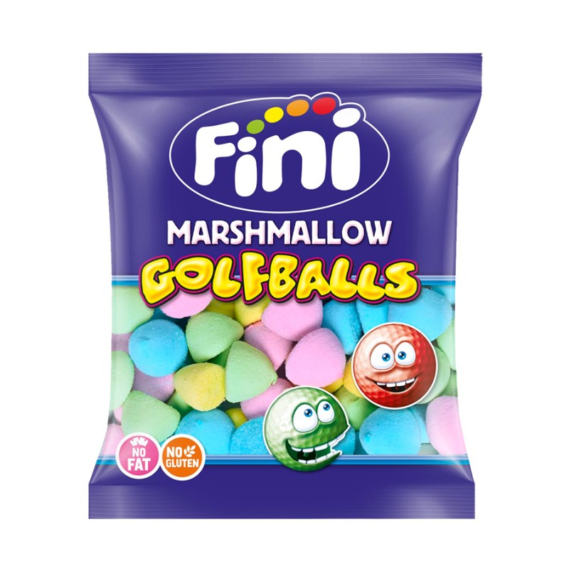 Marshmallow Ζαχαρωτά Fini - Golf Balls Mix (1kg.) ≈125τμχ.