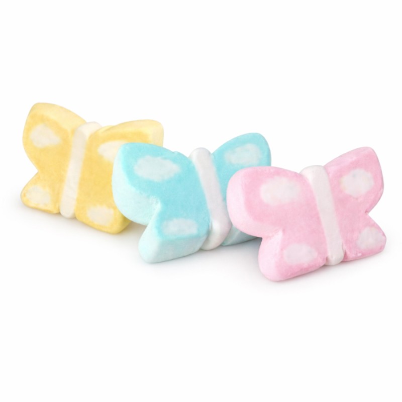 Marshmallow Ζαχαρωτά Fini - Πεταλούδες Mix (1kg.) ≈125τμχ.
