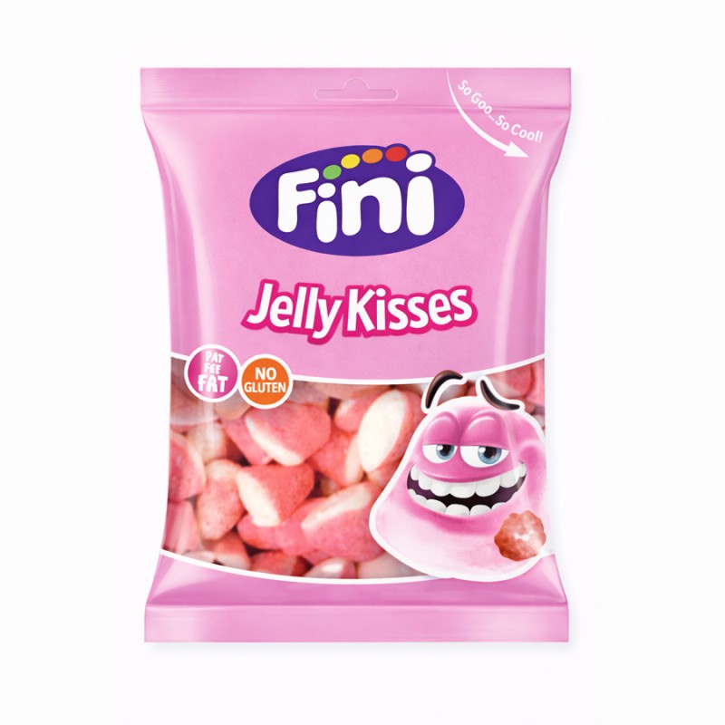 Ζελεδάκια Fini Jelly Kisses 90gr. (12τμχ.)