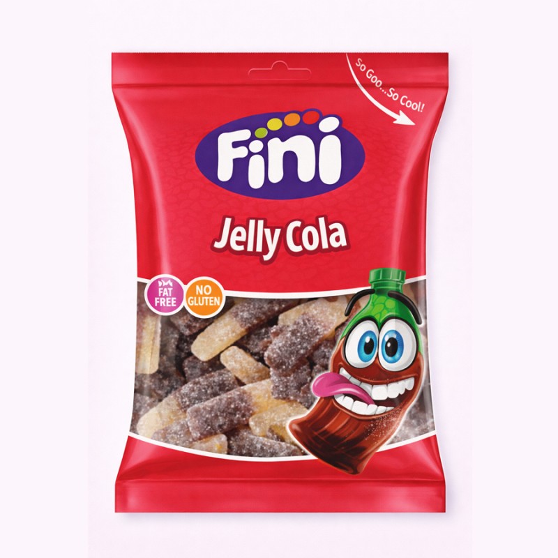 Ζελεδάκια Fini Jelly Cola (Sour) 90gr. (12τμχ.)