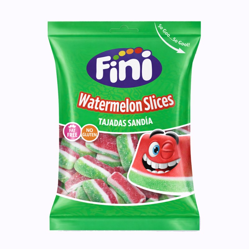 Ζελεδάκια Fini Watermelon Slices 90gr. (12τμχ.)