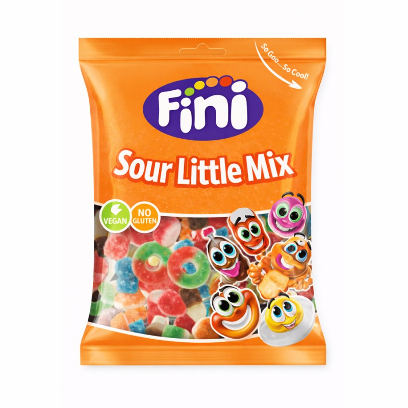 Ζελεδάκια Fini Sour Little Mix 90gr. (12τμχ.)