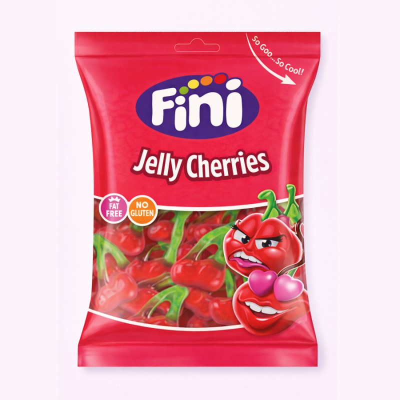 Ζελεδάκια Fini Jelly Cherries 90gr. (12τμχ.)