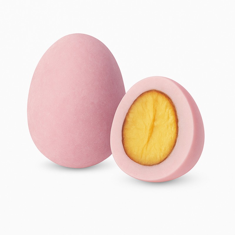 Κουφέτα Καραμάνη - Αμυγδάλου Standard Κλασικό Ροζ Ματ (0,7kg.) ≈220τμχ.