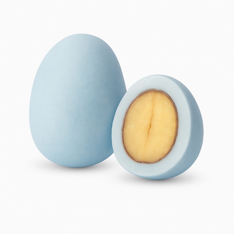 Κουφέτα Καραμάνη - Αμυγδάλου Κλασικό Γαλάζιο (0,7kg.) ≈210τμχ.