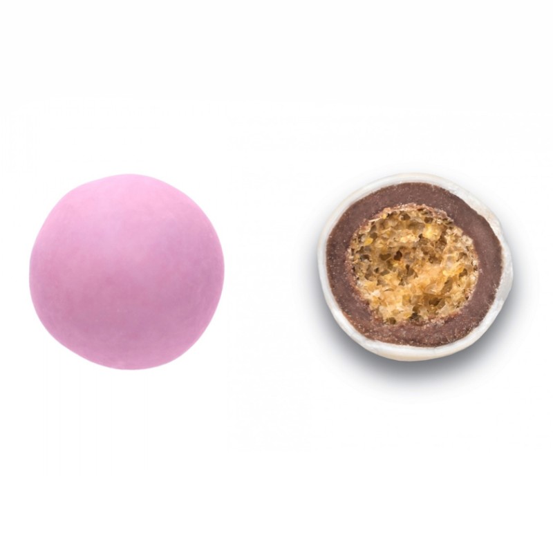 Κουφέτα Καραμάνη - Crispy Choco Balls Ροζ Ματ (3,5kg.) ≈1.100τμχ.