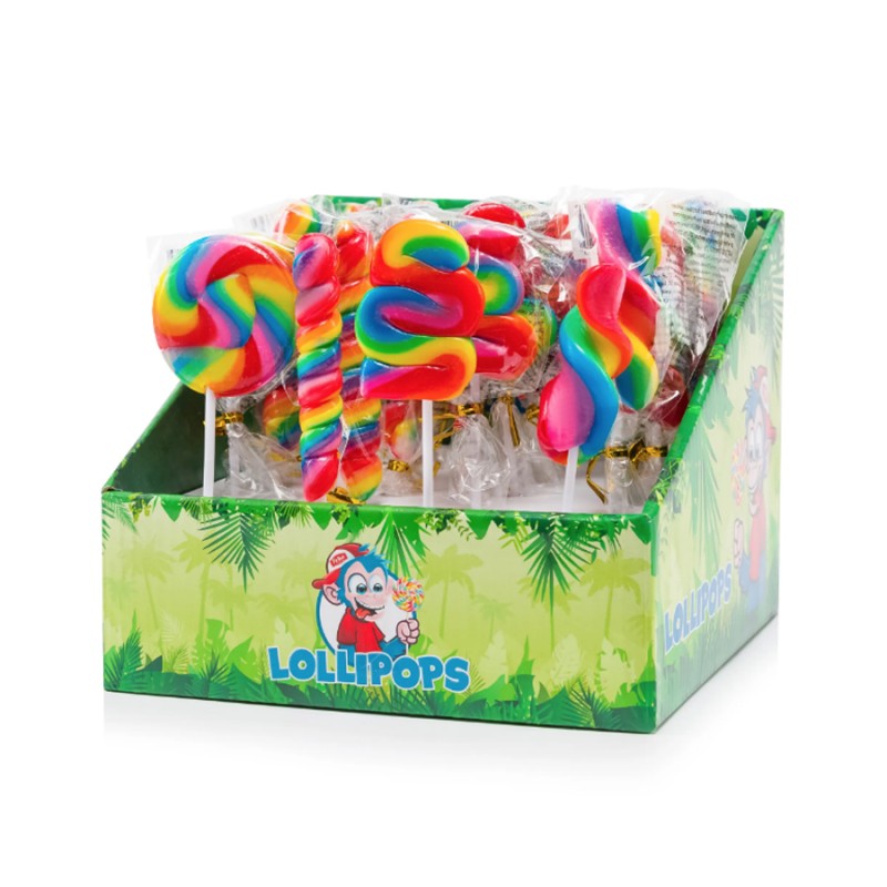 Γλειφιτζούρια Καραμάνη - Mini Pops Ανάμεικτα 17gr. (24τμχ.)