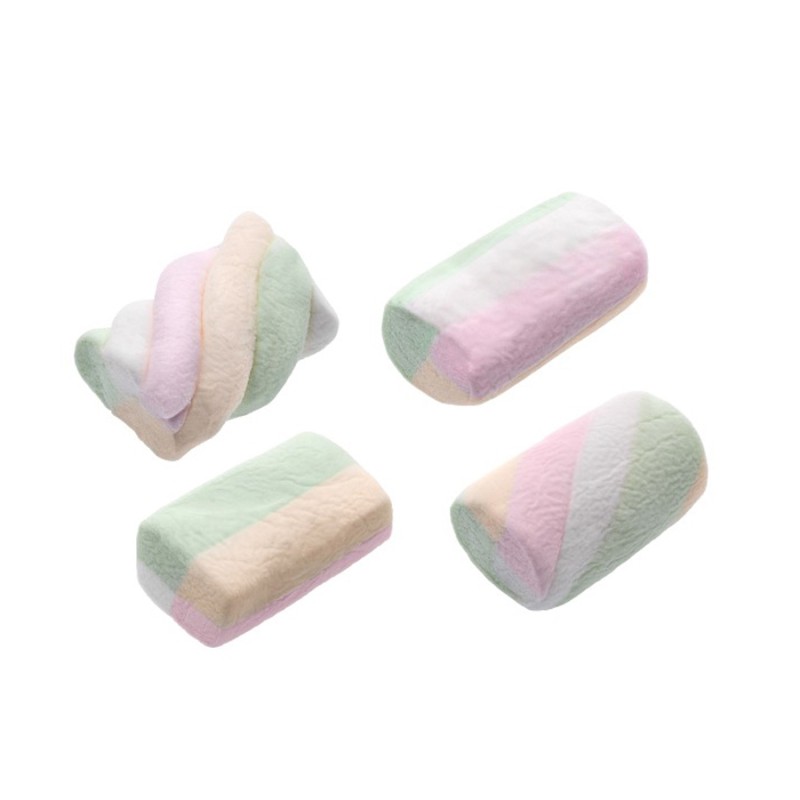 Marshmallow Ζαχαρωτά Καραμάνης -  Κύλινδρος Twist Βανίλια (1kg.) ≈245τμχ.