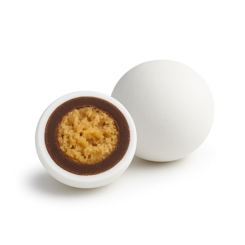 Κουφέτα Καραμάνη Noddys Λευκό - Σοκολάτα Με Μπισκότο & Βανίλια (0,7kg.) ≈320τμχ.