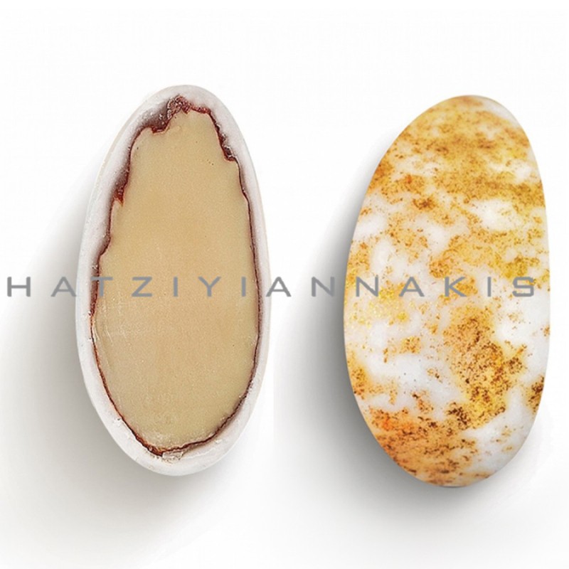 Κουφέτα Χατζηγιαννάκη - Αμυγδάλου Supreme Καραμέλα Χρυσό Πιτσιλωτό (4kg.) ≈1.240τμχ.