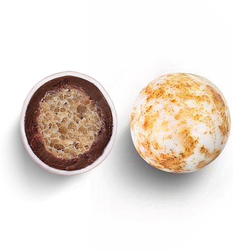 Κουφέτα Χατζηγιαννάκη - Crispy Twist Μεταλιζέ Χρυσό Πιτσιλωτό (3kg.) ≈1005τμχ.