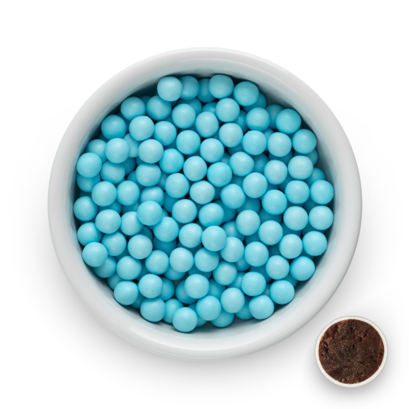 Κουφέτα Χατζηγιαννάκη - Choco Balls Περλέ Γαλάζιο (4kg.) ≈5.400τμχ.	