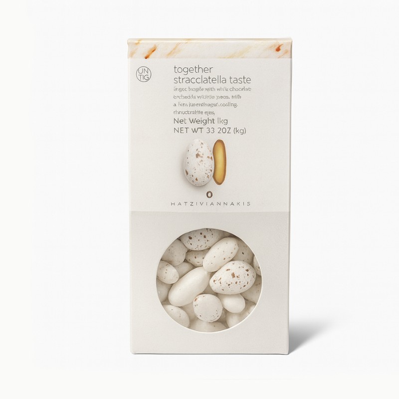 Κουφέτα Χατζηγιαννάκη - Διπλή Σοκολάτα - Together Stracciatella (1kg.) ≈190τμχ.