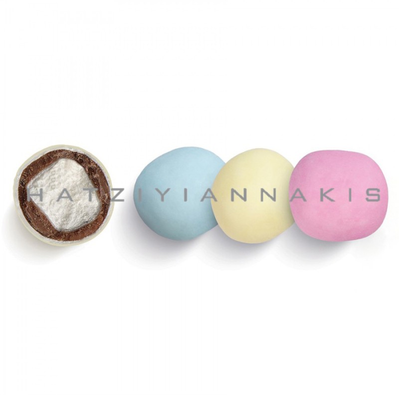 Κουφέτα Χατζηγιαννάκη - Marshmallow Twist Πολύχρωμο Ματ (700gr.) ≈135τμχ.