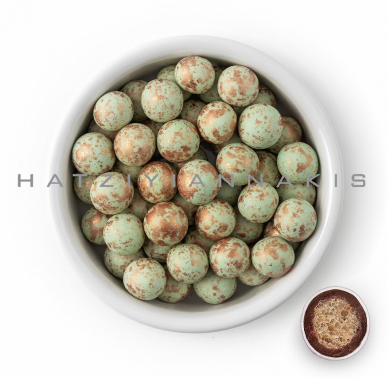 Κουφέτα Χατζηγιαννάκη - Crispy Twist Bueno Βεραμάν-Χάλκινο Πιτσιλωτό (3kg.) ≈1005τμχ.