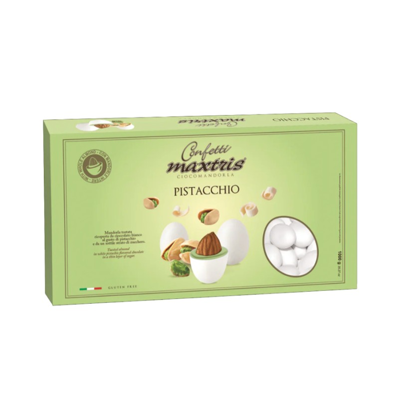 Κουφέτα Maxtris - Choco Almond Φιστίκι (1kg.) ≈170τμχ.