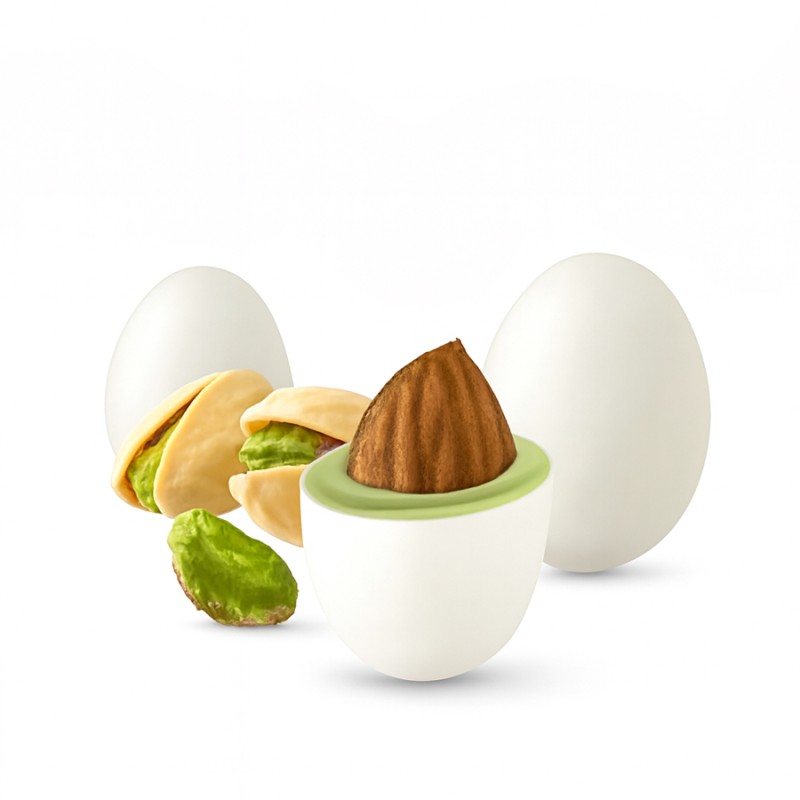 Κουφέτα Maxtris - Choco Almond Φιστίκι (1kg.) ≈170τμχ.