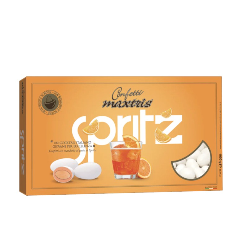 Κουφέτα Maxtris - Choco Almond Spritz Πορτοκάλι (1kg.) ≈170τμχ.