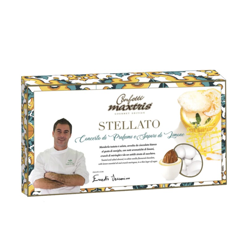 Κουφέτα Maxtris - Choco Almond Λεμόνι (1kg.) ≈170τμχ.