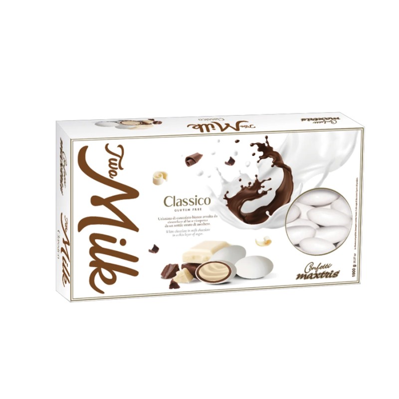 Κουφέτα Maxtris - Διπλή Σοκολάτα - Two Milk Σοκολάτα Γάλακτος (1kg.) ≈200τμχ.