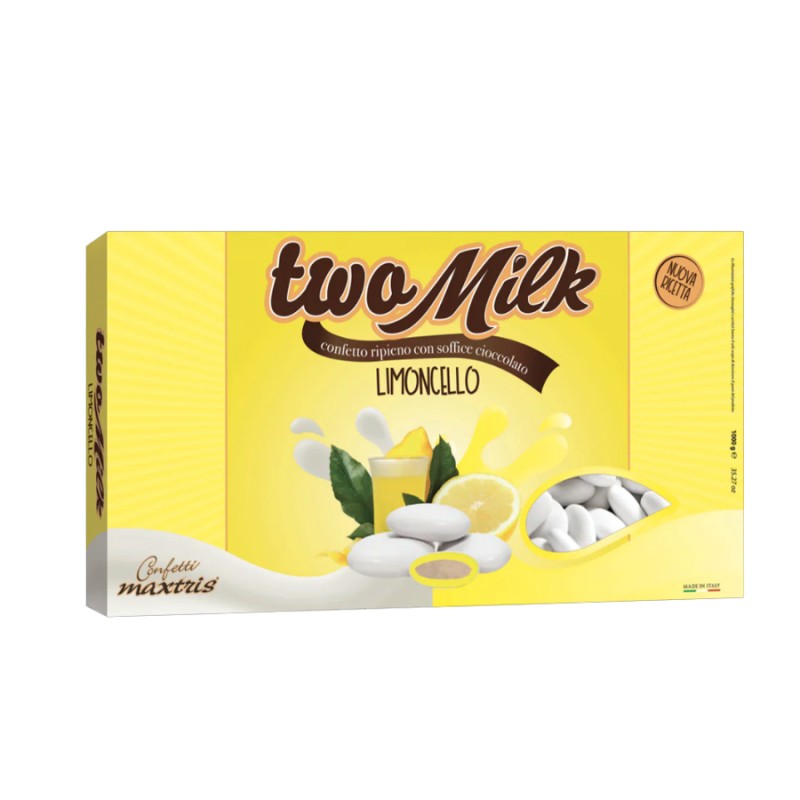 Κουφέτα Maxtris - Διπλή Σοκολάτα - Two Milk Λεμόνι Λευκή Σοκολάτα (1kg.) ≈200τμχ.