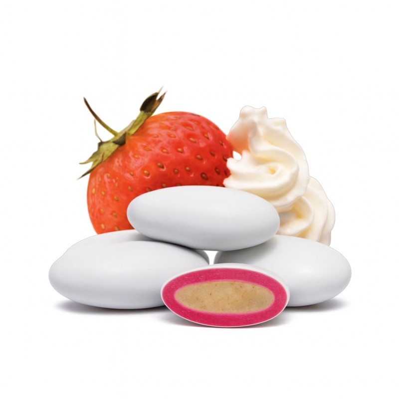 Κουφέτα Maxtris - Διπλή Σοκολάτα - Two Milk Φράουλα Σαντιγύ (1kg.) ≈200τμχ.