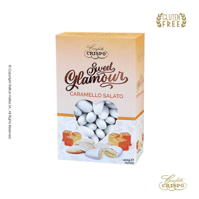 Κουφέτα Crispo - Αμυγδάλου Sweet Glamour Αλατισμένη Καραμέλα (0,4kg.) ≈150τμχ.