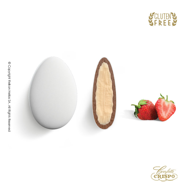 Κουφέτα Crispo - Διπλή Σοκολάτα - Cioco Passion Φράουλα Λευκό (1kg.) ≈200τμχ.