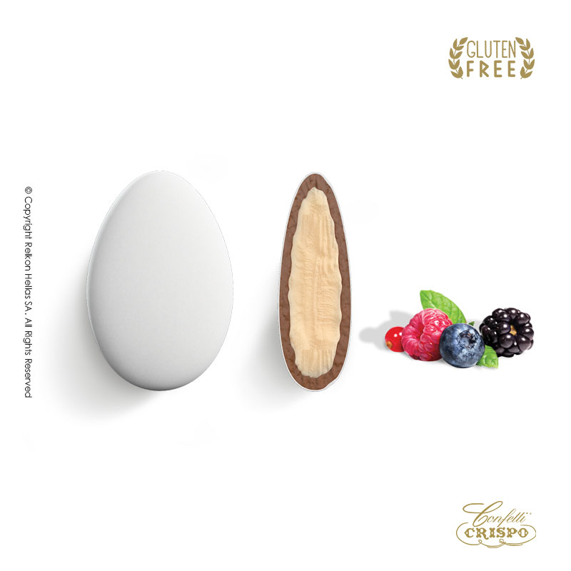 Κουφέτα Crispo - Διπλή Σοκολάτα - Cioco Passion Φρούτα Του Δάσους Λευκό (1kg.) ≈200τμχ.