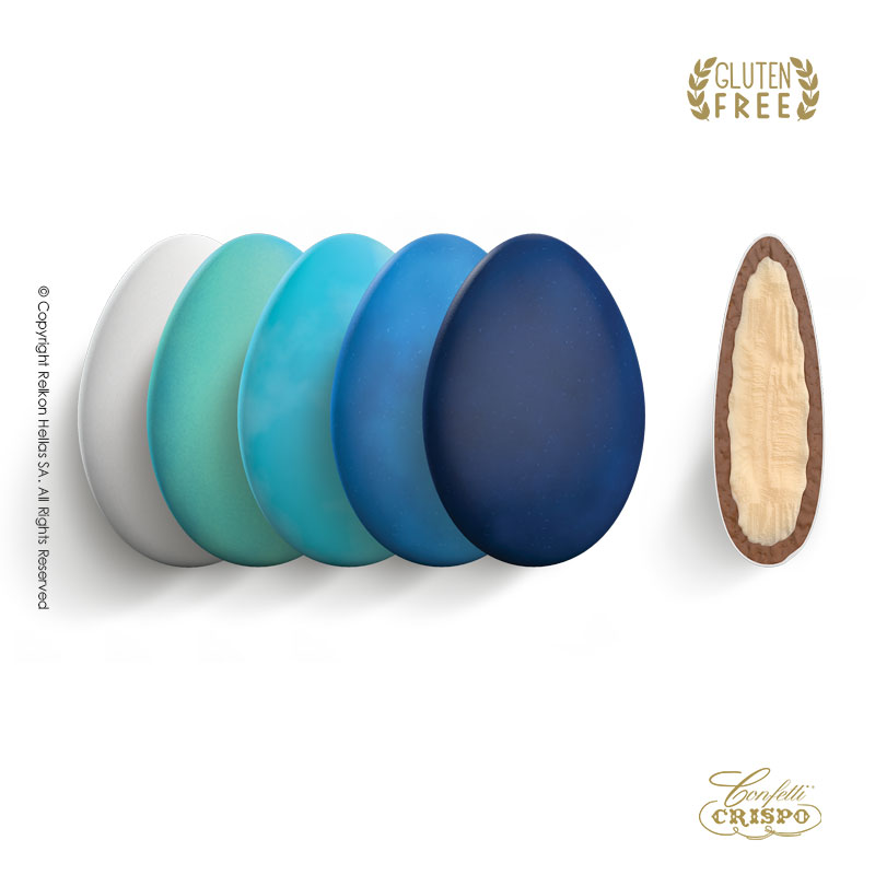 Κουφέτα Crispo - Διπλή Σοκολάτα - Cioco Passion Selection Μπλε (1kg.) ≈200τμχ.