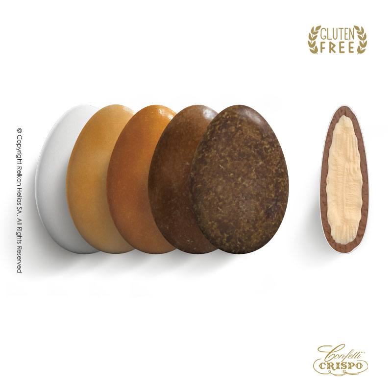 Κουφέτα Crispo - Διπλή Σοκολάτα - Cioco Passion Selection Καφέ (1kg.) ≈200τμχ.