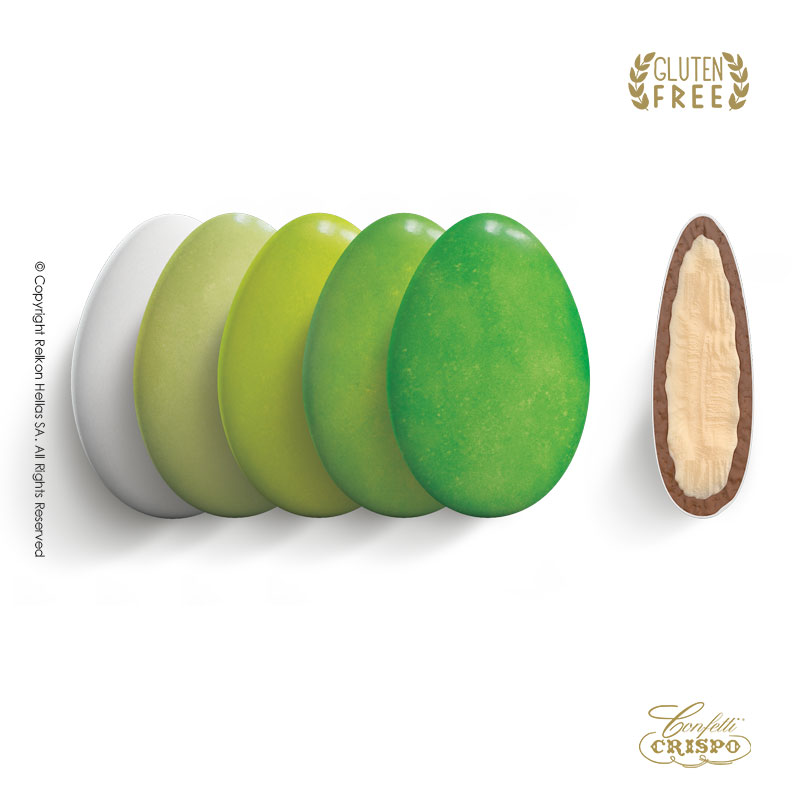 Κουφέτα Crispo - Διπλή Σοκολάτα - Cioco Passion Selection Πράσινο (1kg.) ≈200τμχ.