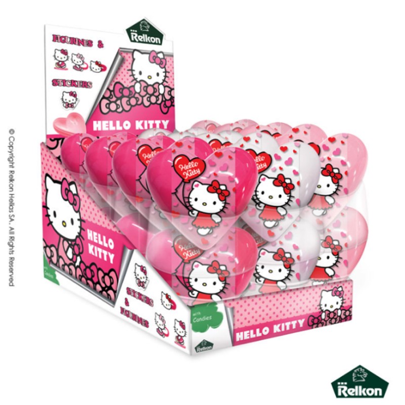 Hello Kitty Surprise Heart Με 10gr. Candies (24τμχ.)