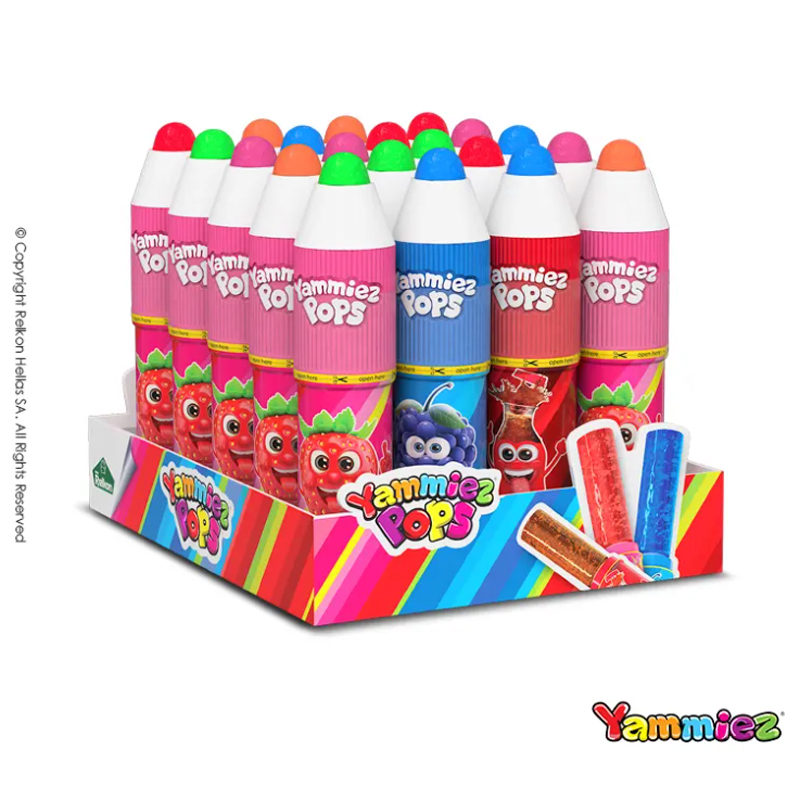 Yammiez Crayon Pop Γλειφιτζούρι 15gr. (20τμχ.)